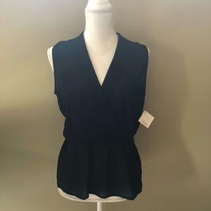 NWT Halogen peplum Top